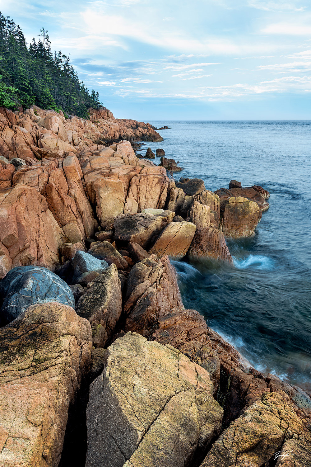 Shoreline Bass Harbor Maine