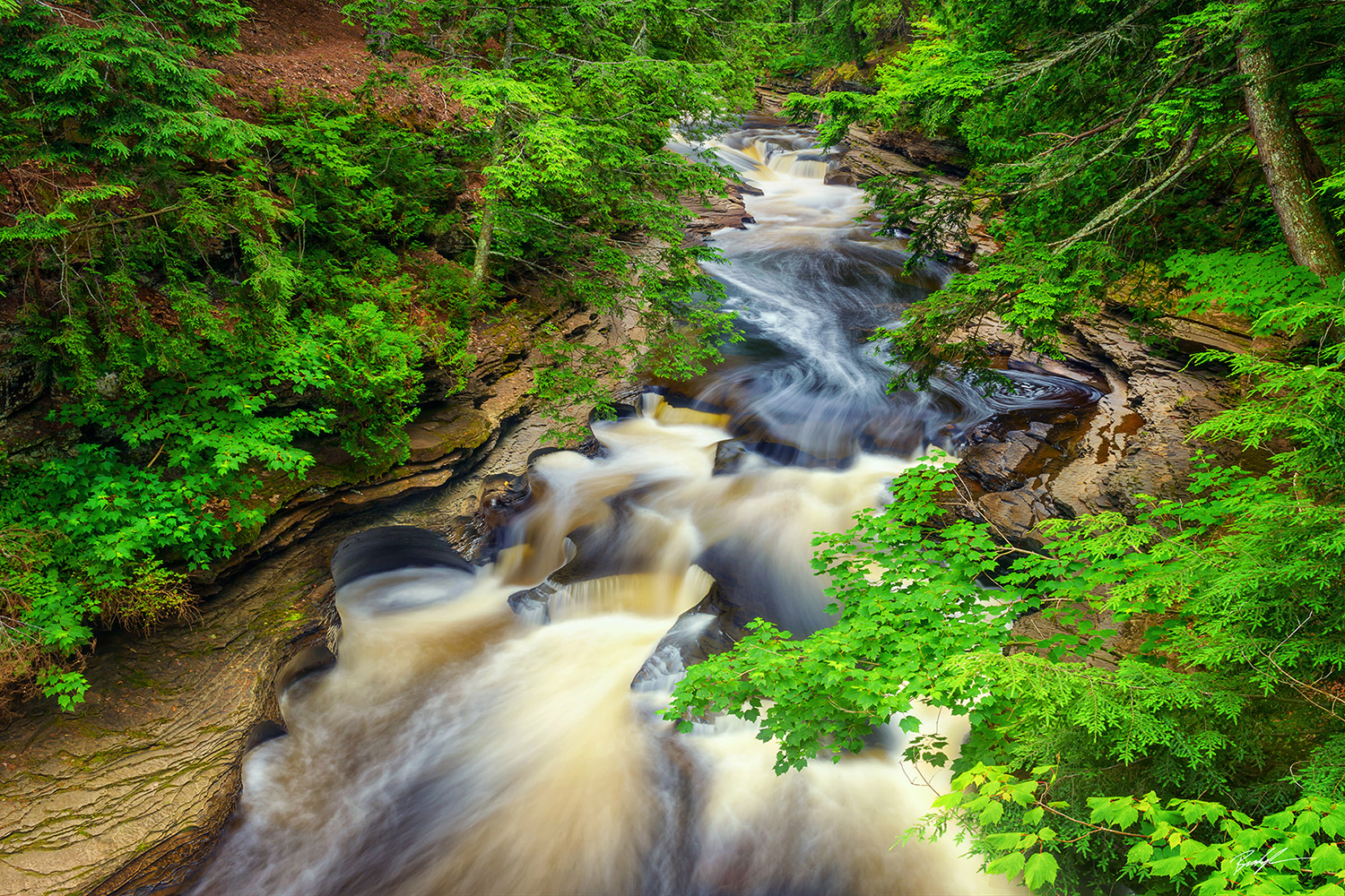 Presque Isle River Upper Peninsula Michigan