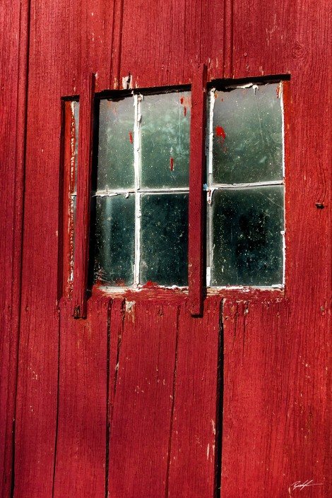 Red Barn Window Madison County Illinois