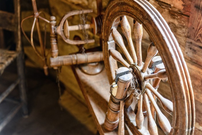 Antique Spinning Wheel