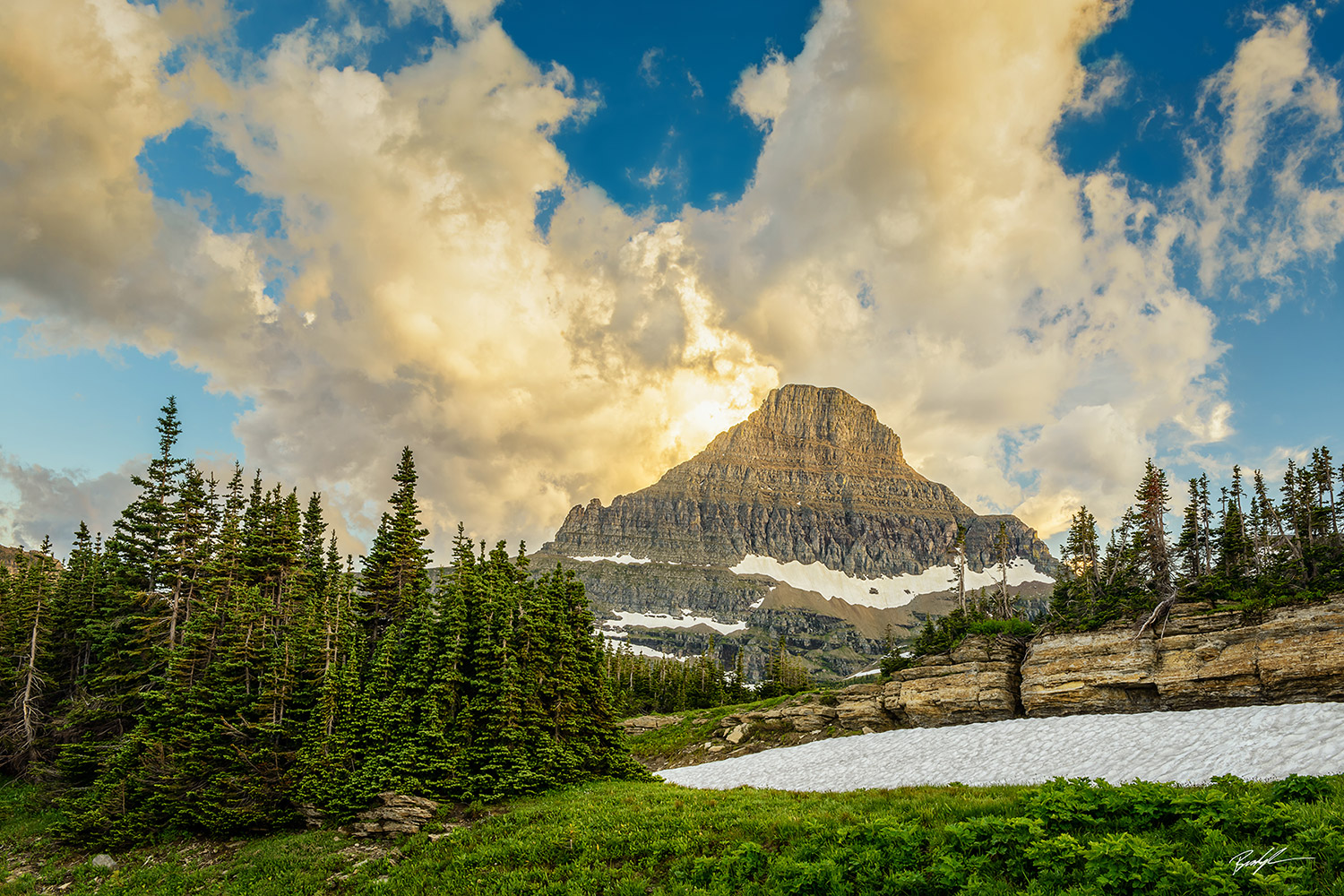 Mount Reynolds Glacier National Park Montana