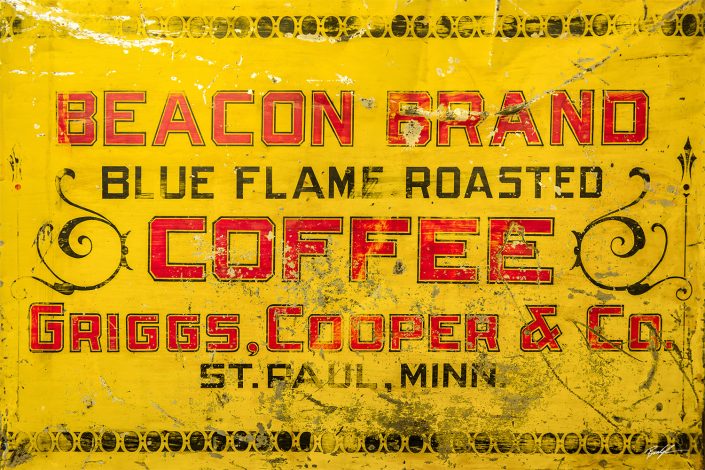 Vintage Coffee Advertising Sign
