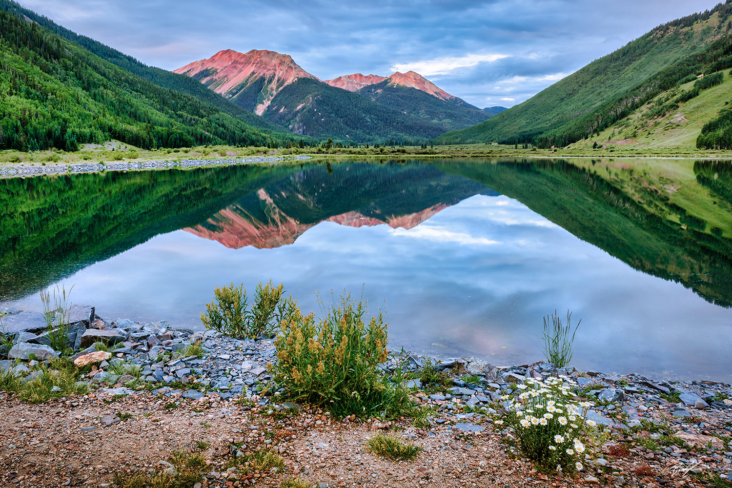 Red Mountain Crystal Lake Colorado San Juan Mountains