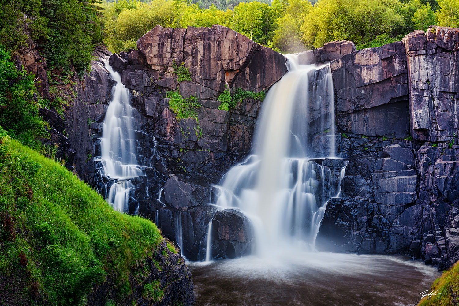 High Falls Pigeon River Minnesota