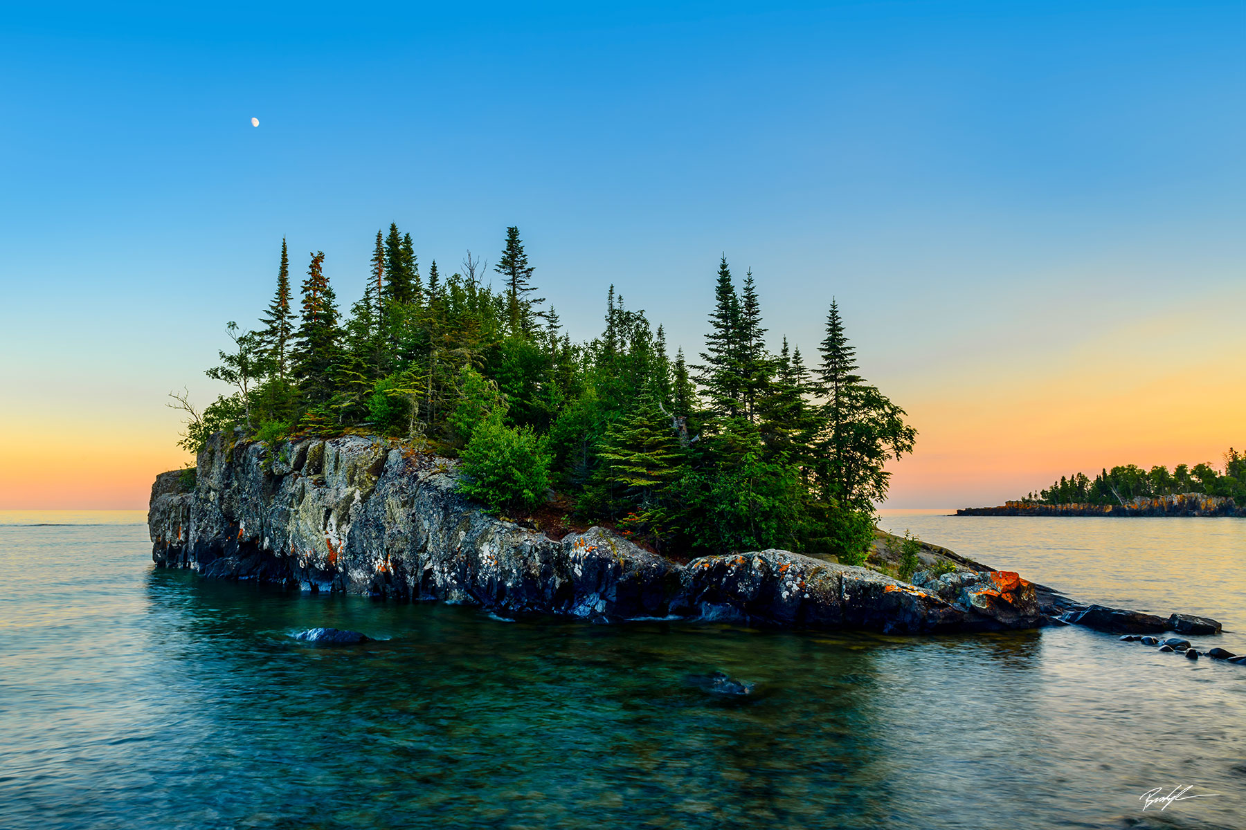 Tombolo Lake Superior North Shore Hovland Minnesota