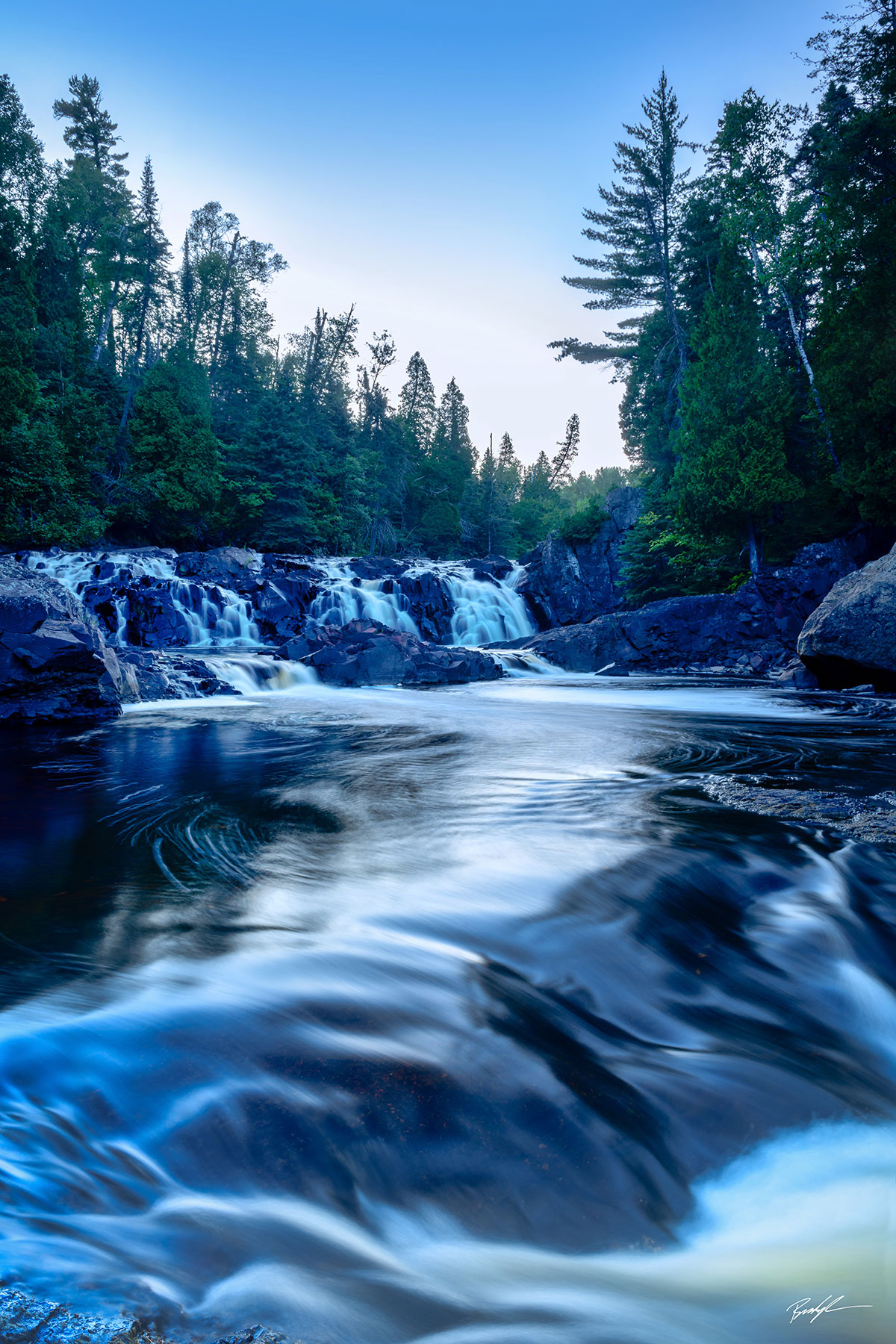 Two Step Falls Tettegouche State Park Minnesota