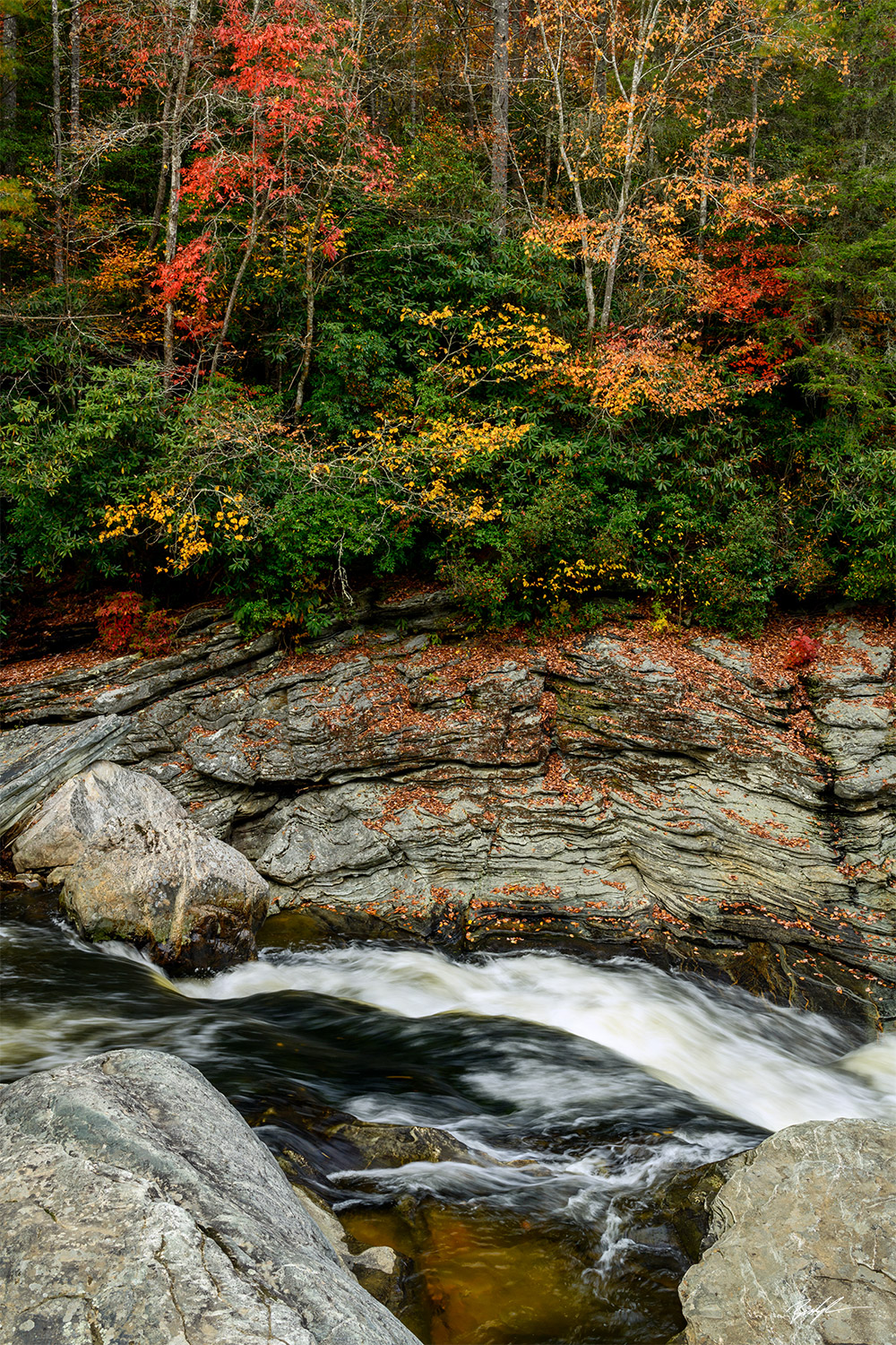 Linville River Blue Ridge Parkway North Carolina