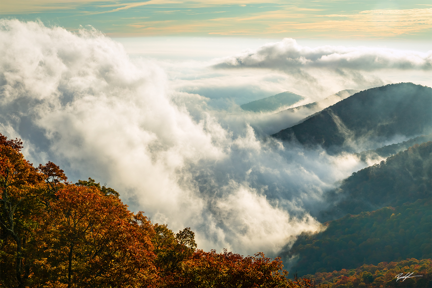 Blue Ridge Parkway Smoky Mountain North Carolina