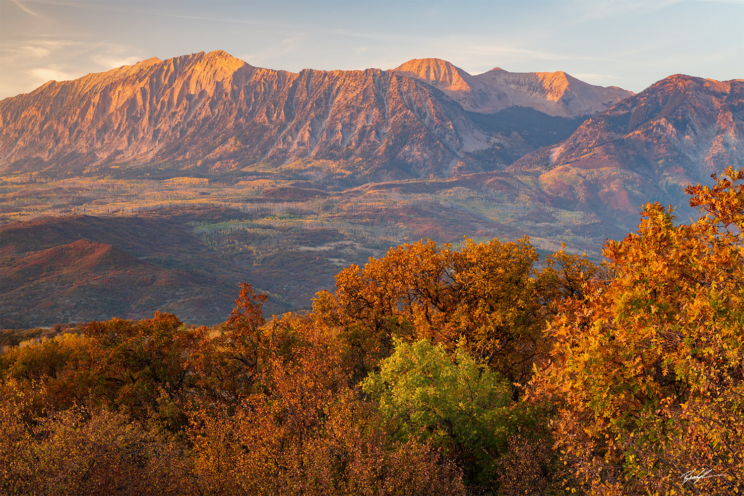 Alpenglow Cimarron Range Colorado