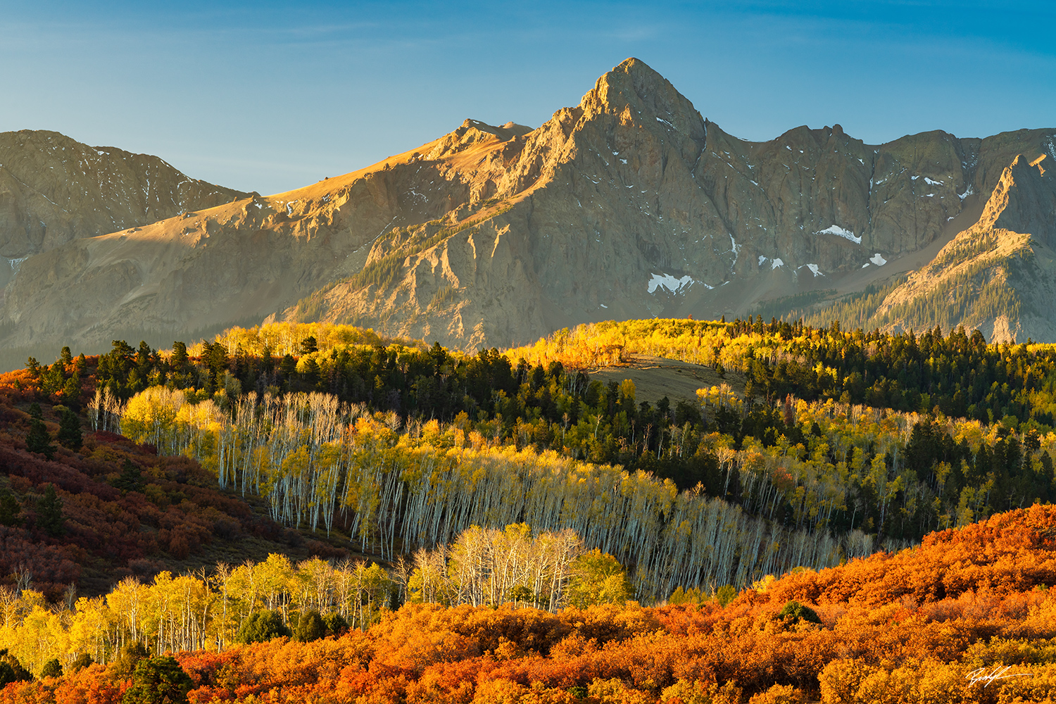 Sneffels Range Autumn San Juan Mountains Colorado