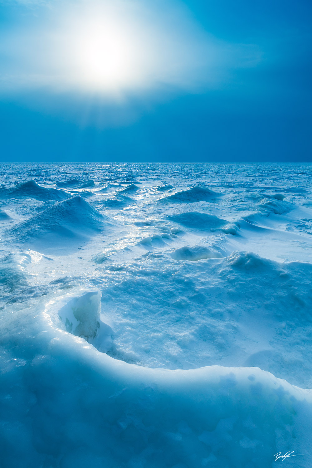 Green Bay in Winter, Wisconsin