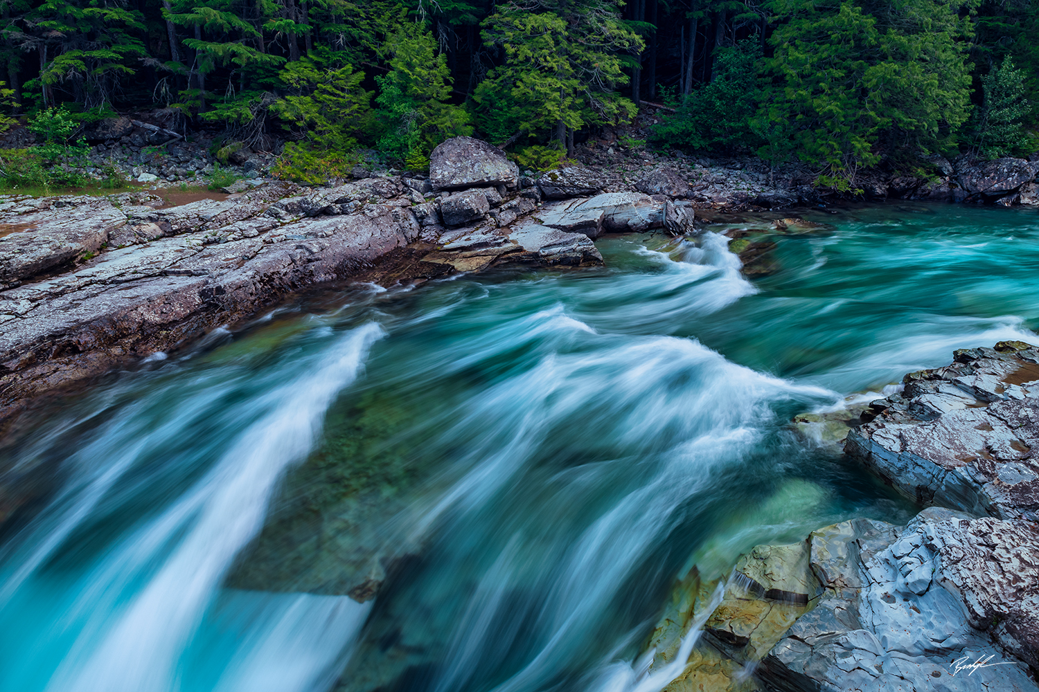 McDonald Creek Glacier National Park Montana