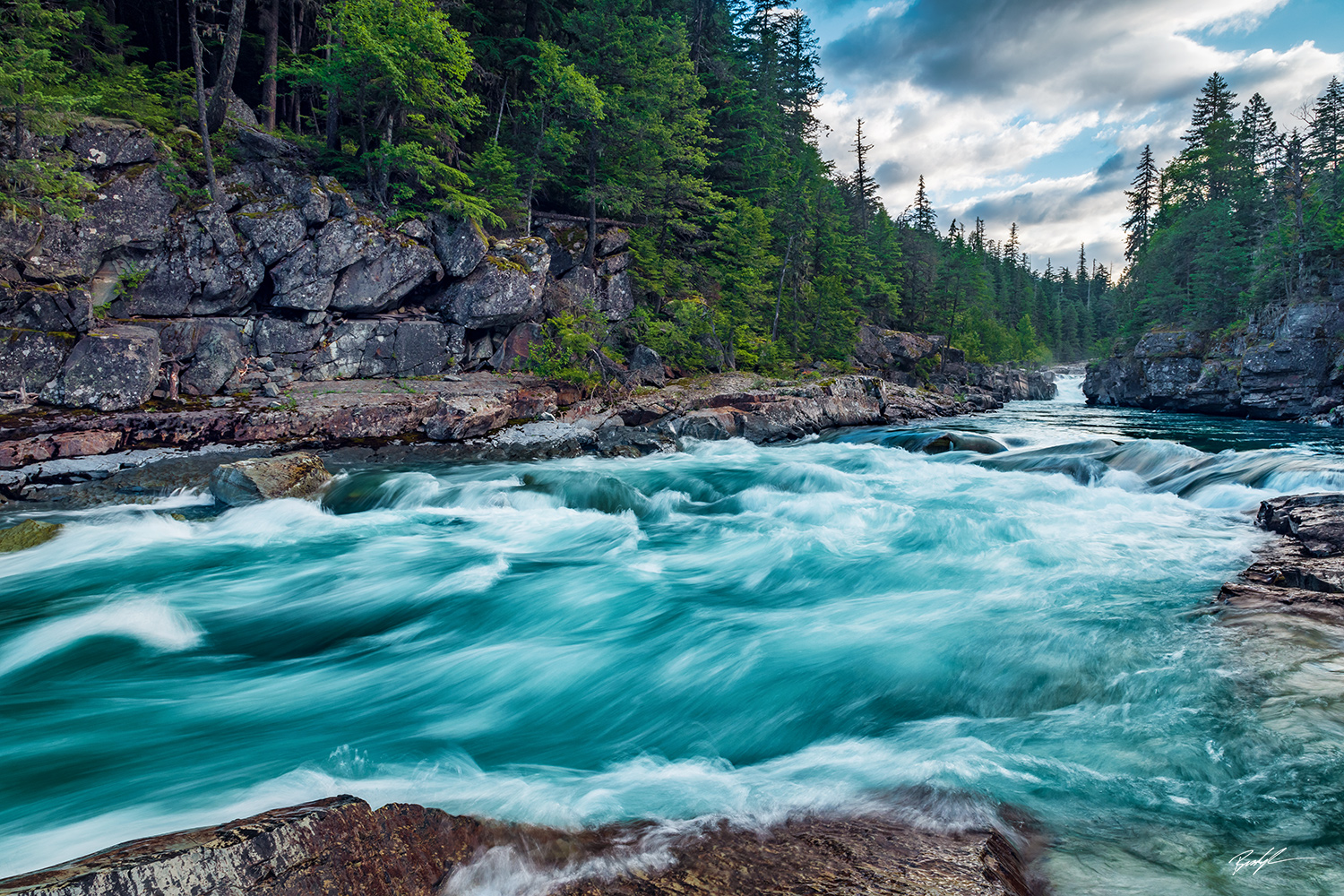 McDonald Creek Glacier National Park Montana