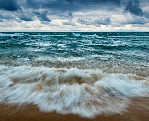 Lake Michigan Waves Michigan