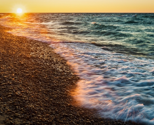 Lake Superior Sunset Whitefish Point Michigan
