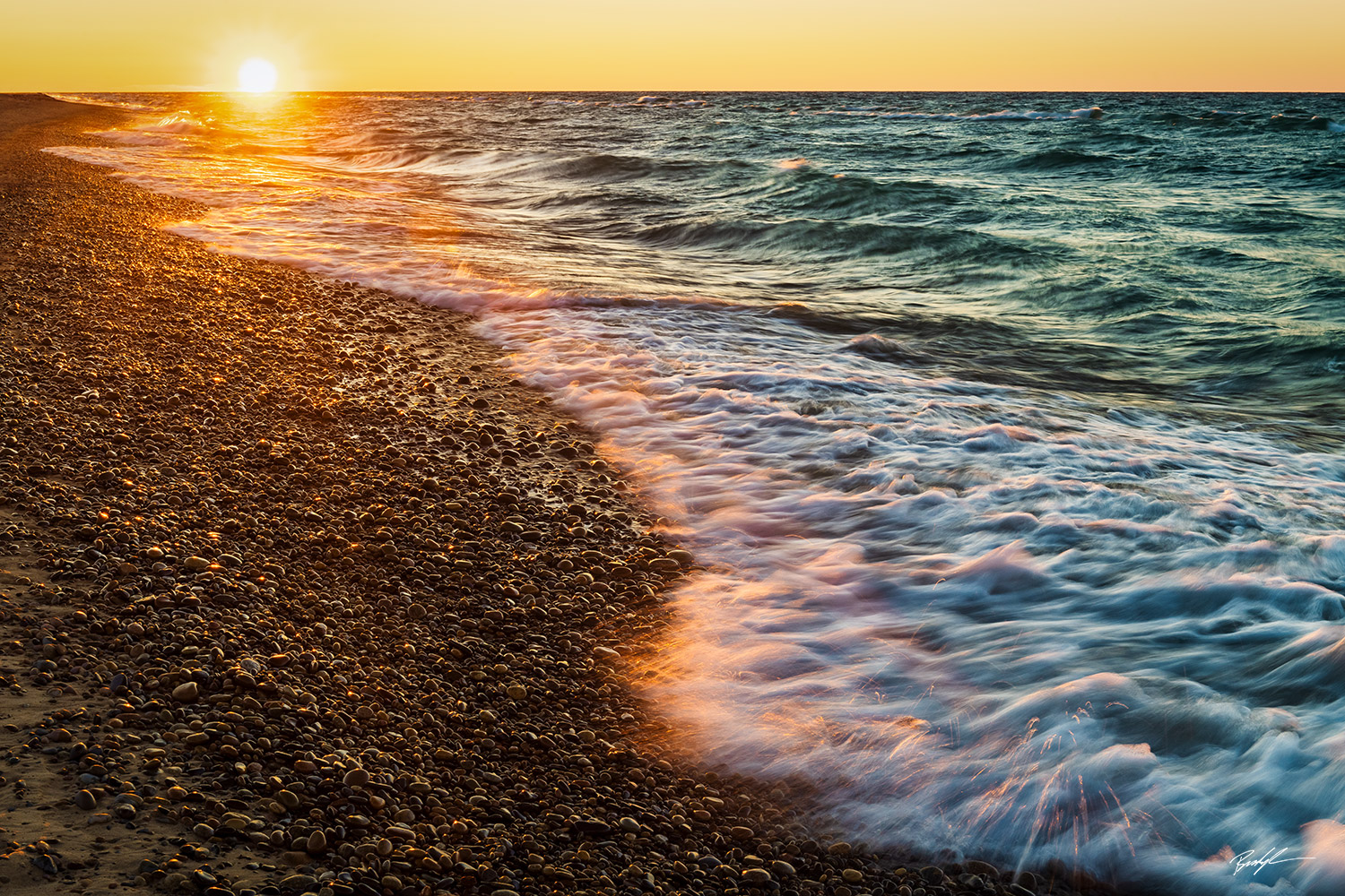 Lake Superior Sunset Whitefish Point Michigan