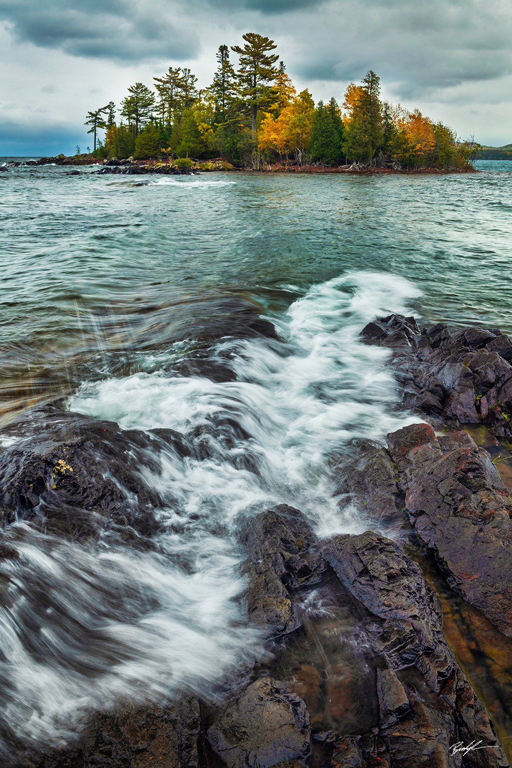 Porters Island Lake Superior Michigan