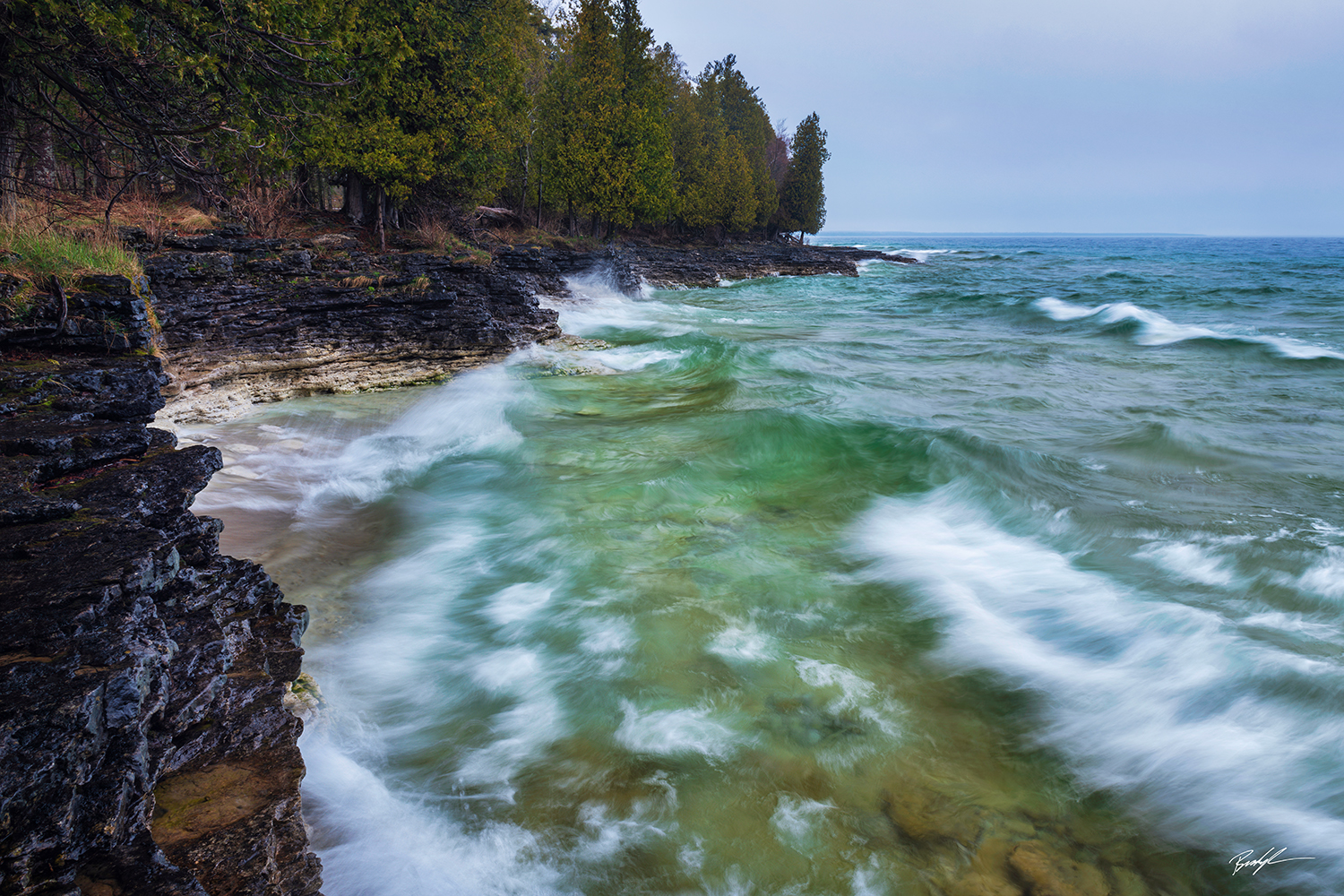 Cave Point Door County Wisconsin