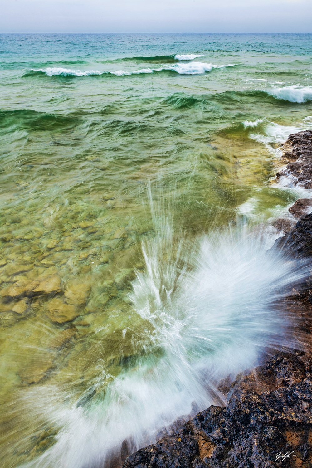 Cave Point Door County Wisconsin