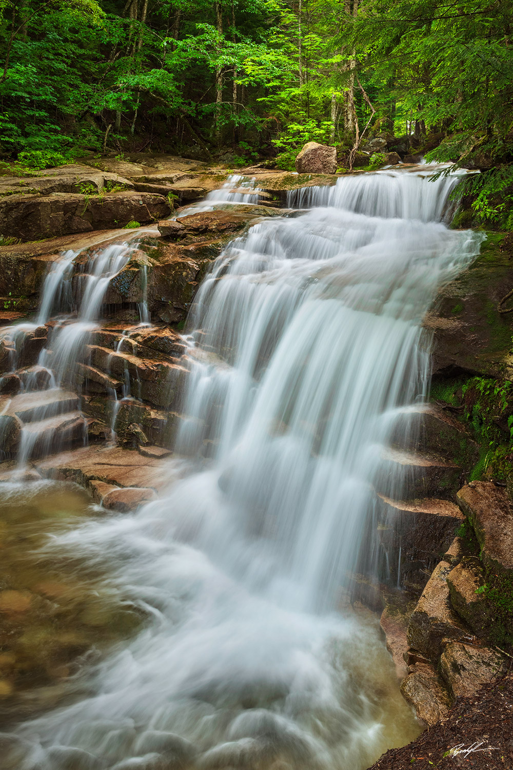 Stairs Falls White Mountains New Hampshire