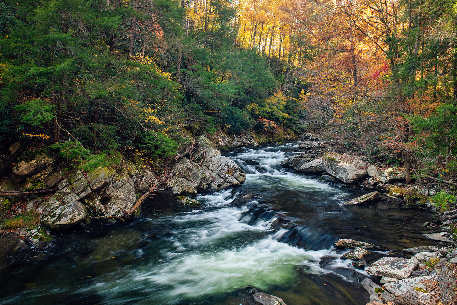 Little Pigeon River, Smoky Mountain National Park, Tennessee