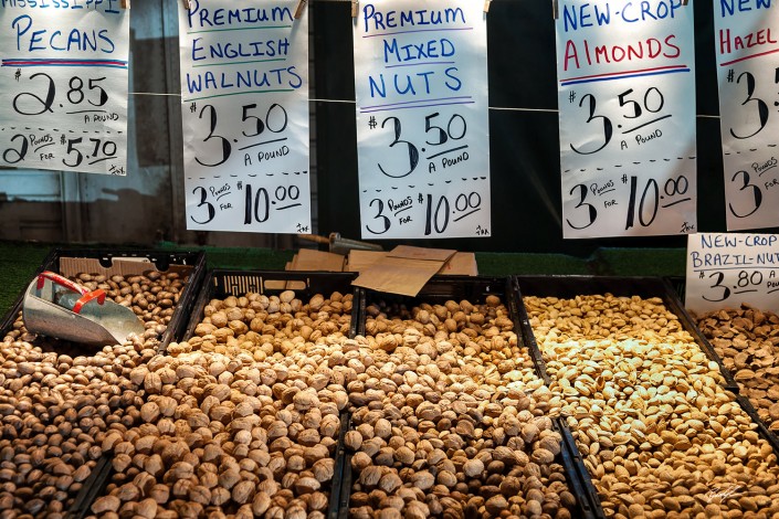 Nuts for Sale Farmer's Market
