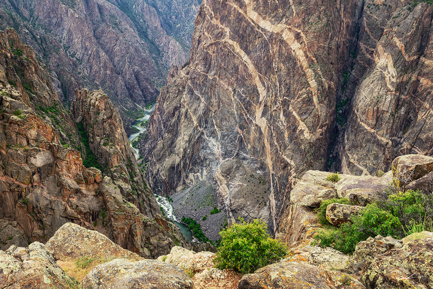 Painted Wall Black Canyon of the Gunnison National Park Colorado