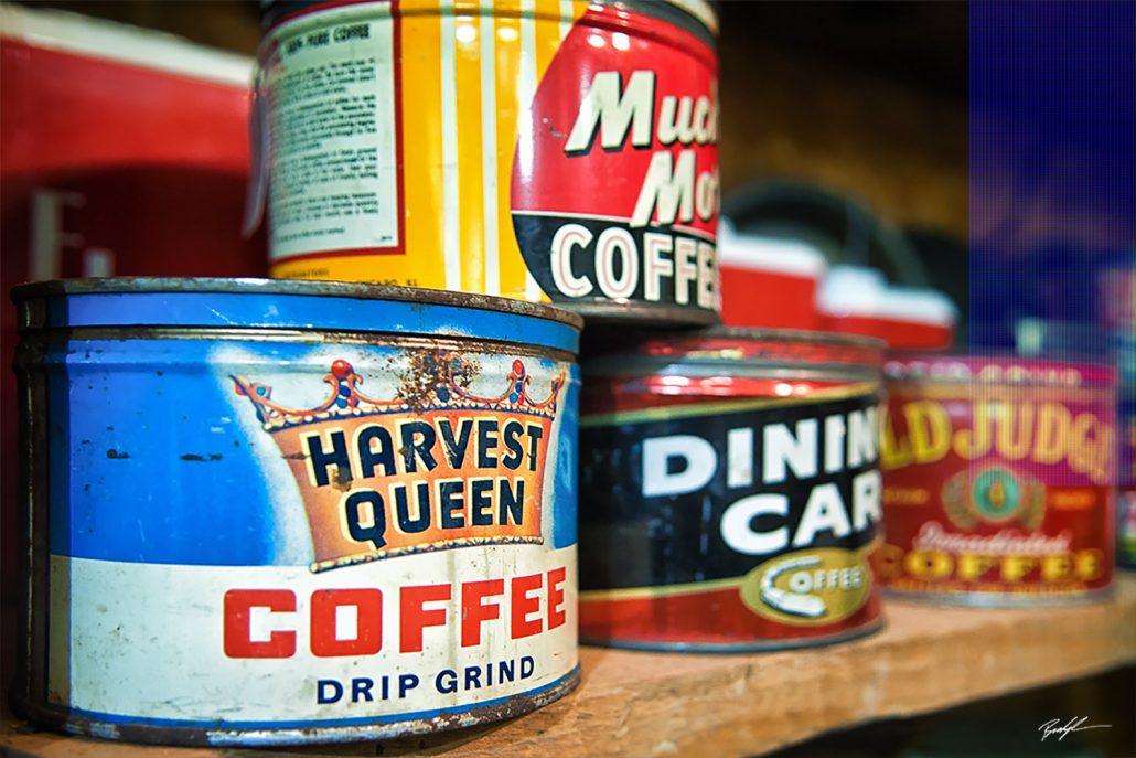 Antique Coffee Cans