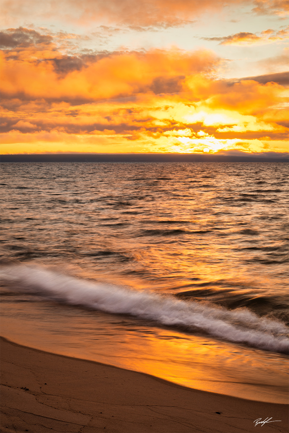 Lake Superior Sunset Upper Peninsula Michigan