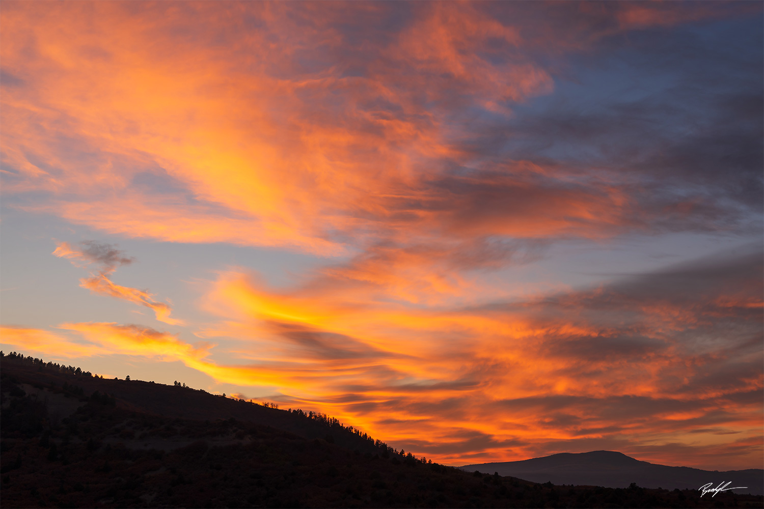 Sunset San Juan Mountains Colorado