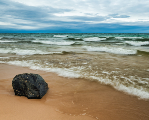 Lake Superior, Pictured Rocks National Lakeshore, Michigan